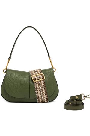 Green Leather Helena Round bag GIANNI CHIARINI | BS11088TKLNASPM14051